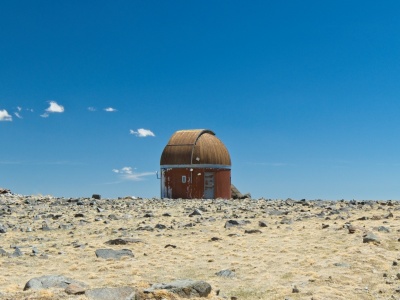 One of the telescopes above the lab barcroft station