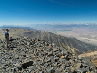 Another view of the eastern Sierra from the summit white mountain peak