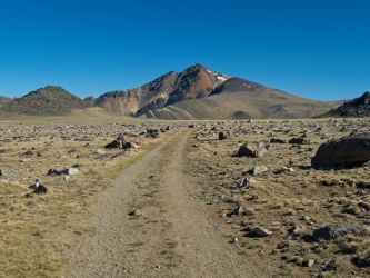 Double-Track white mountain peak