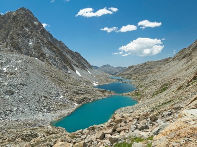 As I descend closer to the lakes, the color seems to get brighter and brighter darwin canyon