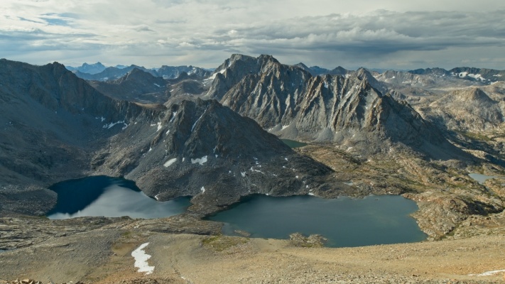 Clouds darken the sky this morning, giving Darwin Canyon a more ominous appearance darwin canyon