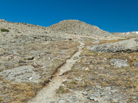The trees soon disappear lamarck col trail