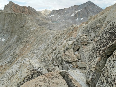 Looking back along the Mount Spencer summit ridge mount spencer
