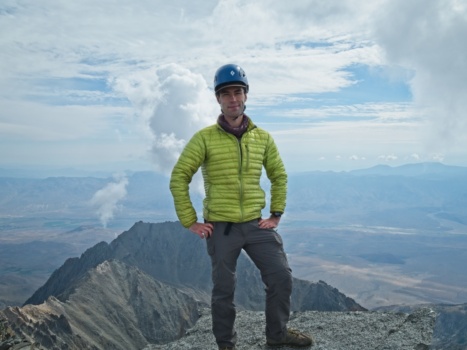 I pose on the summit split mountain