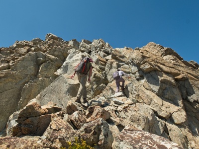 One final class 3 scramble to the summit of Lion Rock lion rock northeast chute
