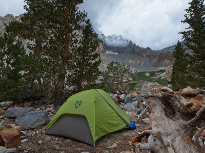 My tent site at Red Lake red lake