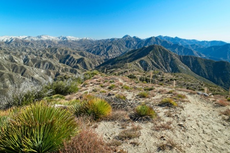 The eastward view from the trail is incredible! condor peak trail