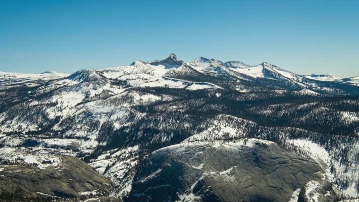 The Clark Range dominates the southern horizon clark range