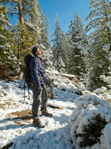 Josh soaks up the sun warm sunshine
