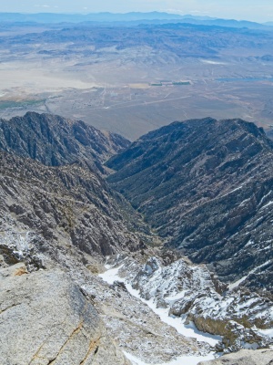 A look down Olancha Creek canyon olancha creek canyon