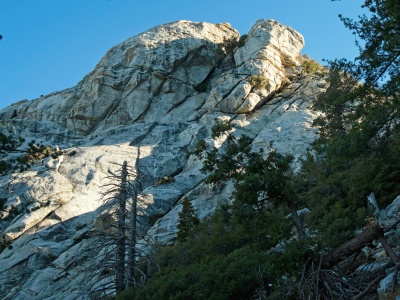 A nice view of the south face of Tahquitz Rock tahquitz rock