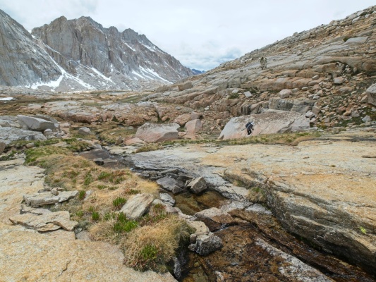 We follow Crabtree Creek up the canyon crabtree lakes
