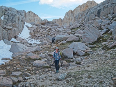 More fun cross-country hiking! miter basin