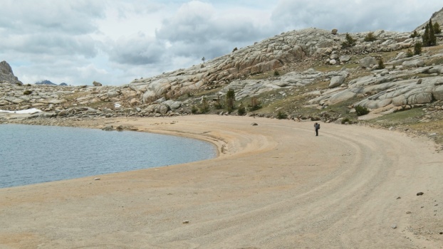 Daniel capturing a photo at Middle Crabtree Lake crabtree lakes