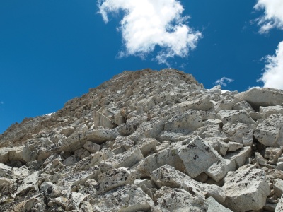 On the way up the northeast ridge of Mount Izaak Walton mount izaak walton