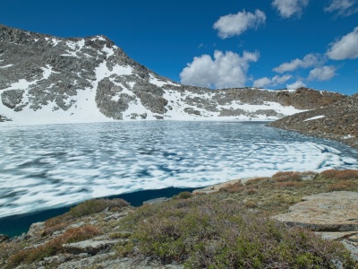I enjoy the easy stroll around Red and White Lake red and white lake