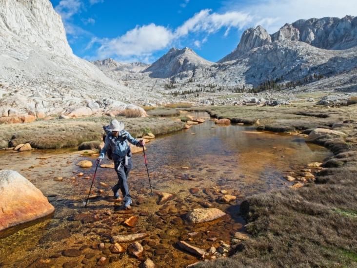 Creek Crossing cross country hiking
