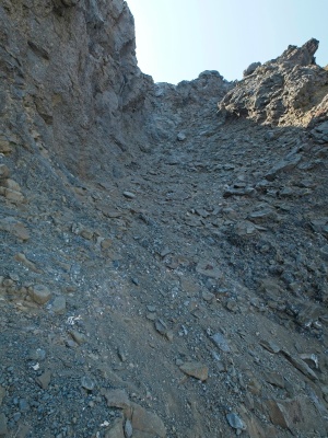 A look up the bowling alley - it's loose, but not that bad north sister bowling alley