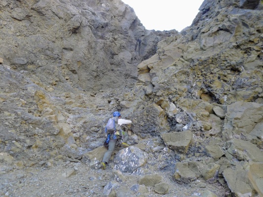 I scramble up the bowling alley. Photo credit: Craig north sister bowling alley