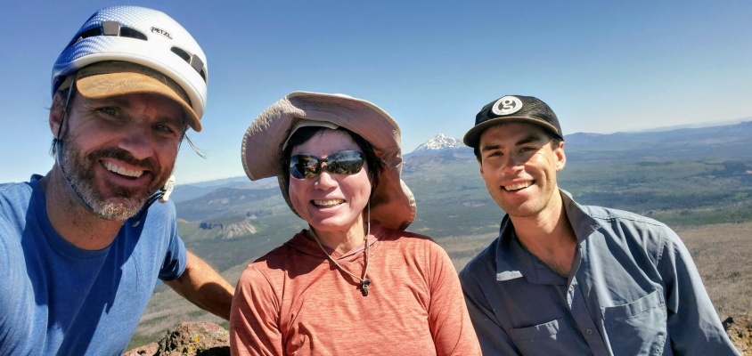 Craig, Linda, and I on the summit of Mount Washington - Photo credit: Craig mount washington