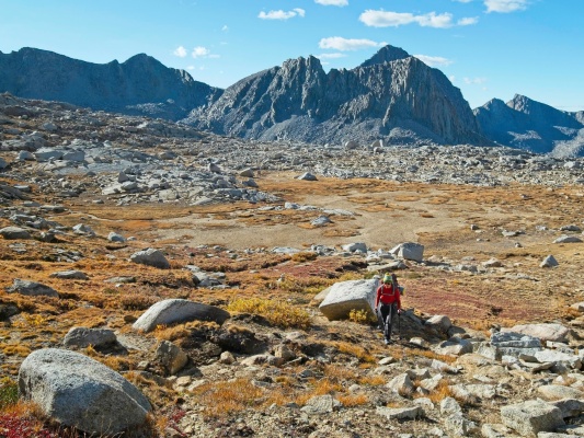 We gradually gain altitude, leaving Dusy Basin behind dusy basin