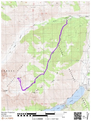 Route to Eagle Peak