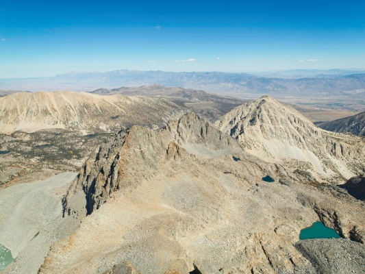 Mount Gayley and Temple Crag below Mount Sill mount sill views