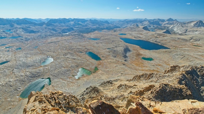 What a spectacular view of Humphreys Basin from the summit! humphreys basin