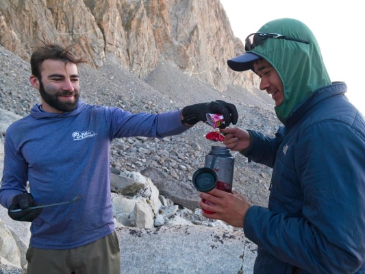 The perfect morning snack: jello and poprocks! jello