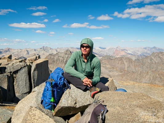 We made it to the summit! mount sill summit