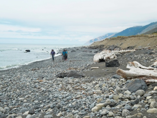 We're actually getting some sunlight this afternoon! lost coast trail