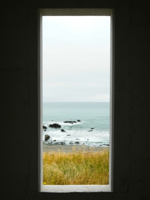 A view of the sea from the lighthouse lost coast trail
