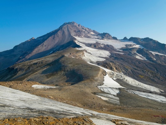 Our first really good look at Glacier Peak! glacier peak