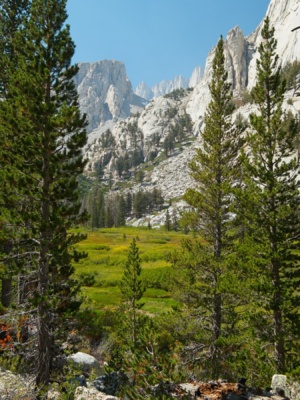 Outlook Meadow mount whitney trail
