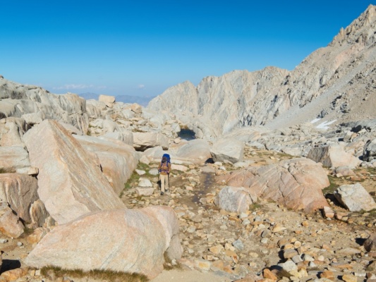 We reach Trail Camp in the late afternoon mount whitney trail