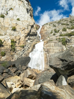 Wapama Falls descents 1100 feet! wapama falls