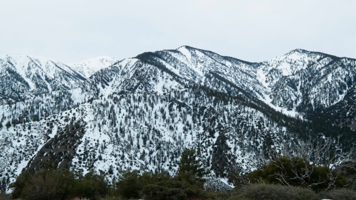 Mount San Antonio, Dawson Peak, and Pine Mountain san gabriel mountains