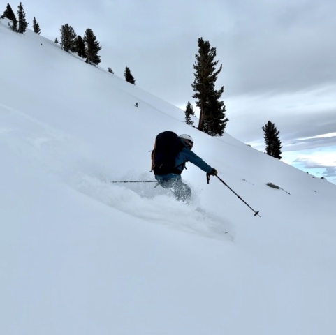 Powder turns :) birch mountain