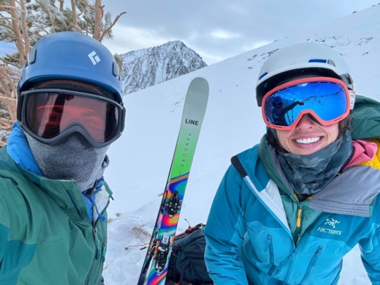 Myself and Maddie at our break spot birch mountain