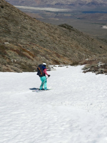 We follow the creek as low as we can birch mountain ski mountaineering