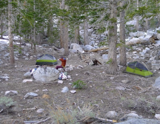 Our campsite for the night! Photo credit: Craig campsite