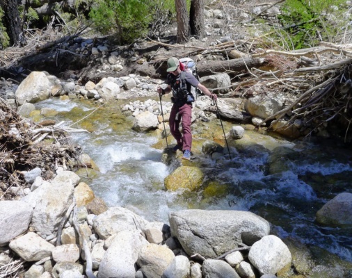 We cross the creek many times... photo credit: Craig creek crossing
