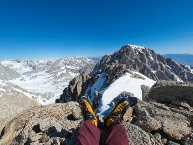 A fantastic view of Mount Williamson from Trojan Peak mount williamson