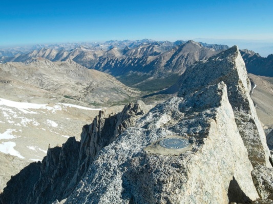 A benchmark atop Junction Peak junction peak