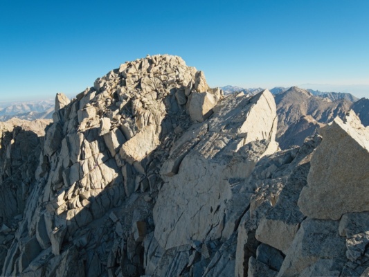 The climbing is significantly more exposed up here, but the rock is solid and fun! junction peak summit