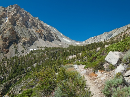 My first view of Shepherd's Pass from afar shepherds pass