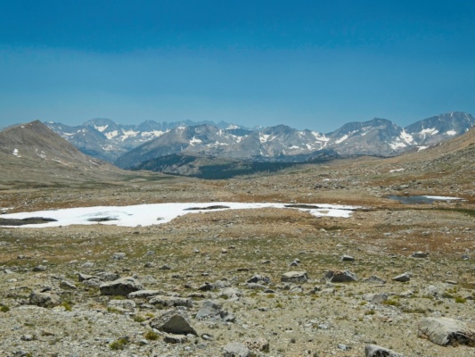 The Great Western Divide seen from Shepherd's Pass shepherds pass