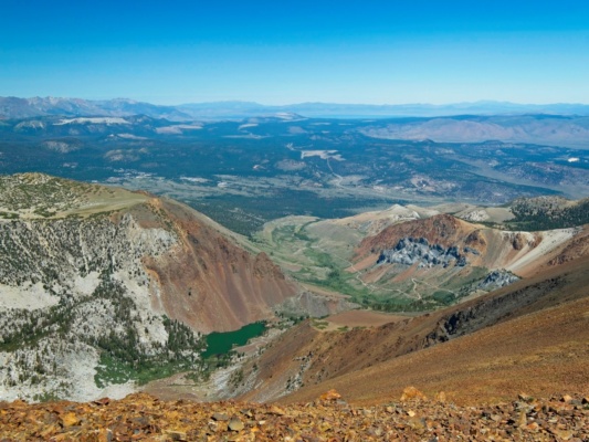 A view down the northwest side of Bloody Mountain into Laurel Canyon laurel canyon