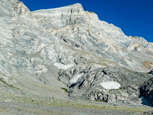 Fun, swirling patterns in the marble geology