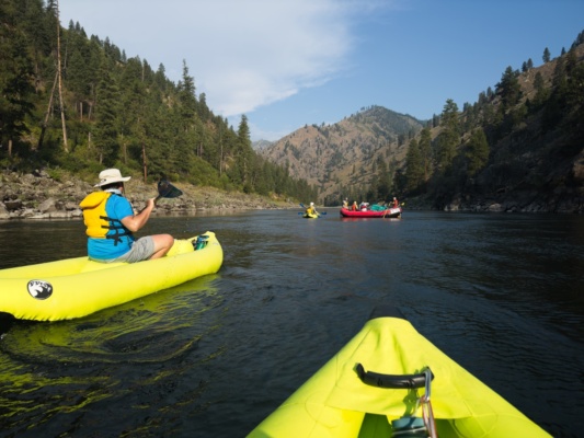 One last morning on the river! main salmon river rafting